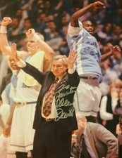 Dean Smith Autographed Signed 8x10 Photo ( HOF North Carolina Tar Heels) REPRINT