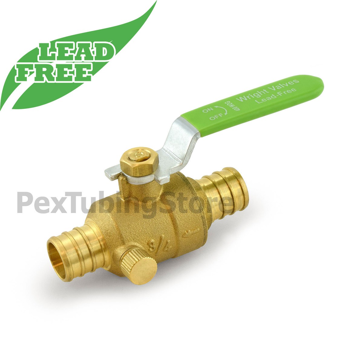 HeSun 50-PCs 1/2 Inch PEX Ball Valves with Drop Ear, 1/4