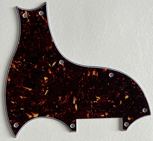 4 Ply Brown Tortoise Pickguard Fit Gibson SG-X Scratch Plate Style