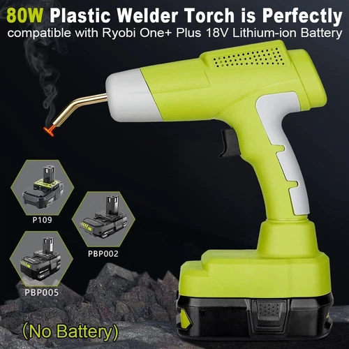 80W Cordless Plastic Welder Kit for Ryobi One+ Plus 18V Li-ion Battery Portable - Bild 3 von 7