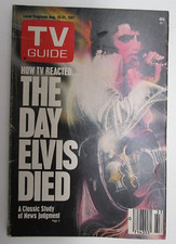 TV GUIDE 1981 August 15-21 How TV Reacted The Day Elvis Died Video Maniac