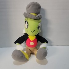 Vtg Disney Jiminy Cricket Plush Pinocchio Stuffed Toy 1980s Damaged Eyes 