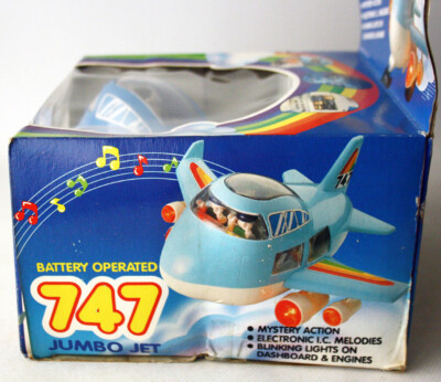 VINTAGE 1991 MUSICAL JUMBO 747 ELECTRONIC IC MELODIES LONDON