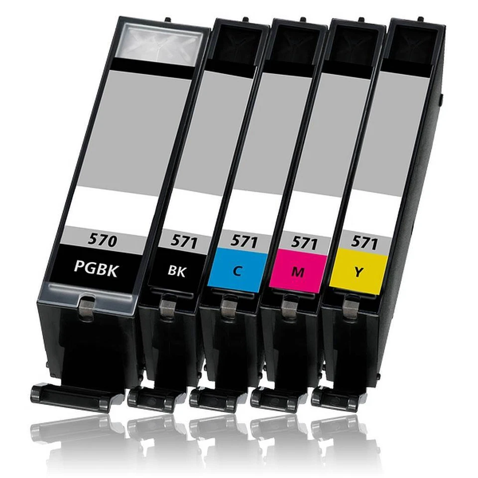 MARKENLOS 5 Tintas para CANON MG5750 MG5751 MG5752 MG5753 MG6850 MG6851 MG6852 MG6853 MG6800