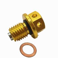 Engine Oil Sump Drain Bolt Gold for KTM SX 50 LC 2009-2023
