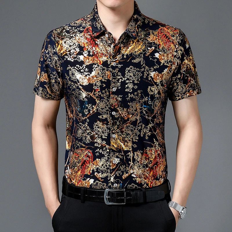 Camicia floreale shop uomo