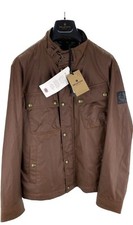  Neue Belstaff Beat Jacket Light Brown Wachs Jacke D Gr. 52 / It. Gr. 54 
