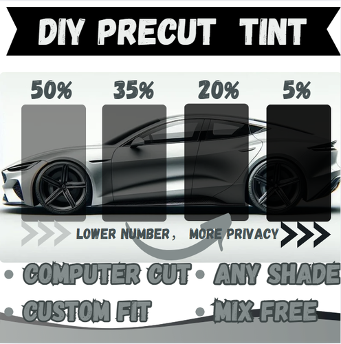 PreCut Window Film/Tint for Any Honda All Sides&Rear Any Shade% Window Glass - 第 1/11 張圖片