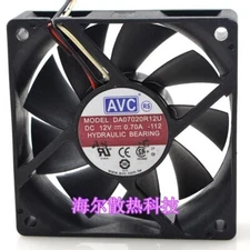AVC DA07020R12U DC12V 0.70A 7CM 7020 3-Wire Cooling Fan
