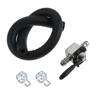 2-Pack 1/4" Inline Fuel Shut-Off Valve Petcocks - Fits Scag 48568, Oregon 07-403, Rotary 868