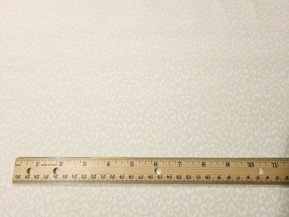 Quilting Illusions BTY Quilting Treasures Tonal Ecru Leopard Print - Image 2 of 3