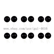 12x 1" inch Dome Tweeters Voice Coil Black Silk Diaphragm Universal 25.4mm 4ohm