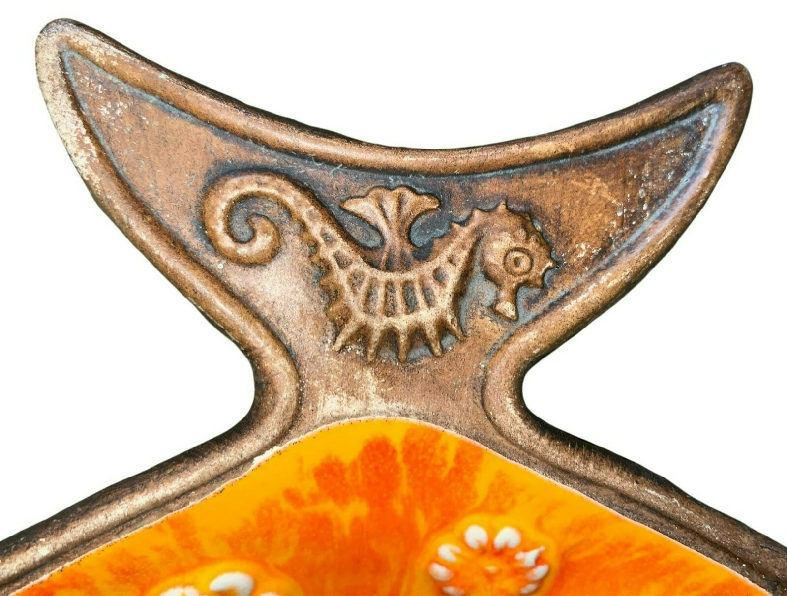 Vintage Treasure Craft Maine Fish Ashtray/Trinket Dish Made in USA Pottery