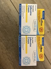 2 Pk Thera Care Maximum Strength OTC Lidocaine Cream Numbs Away Pain Exp 01/26