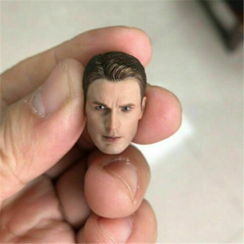 1/12 Figure Captain America Steve Rogers Male Head Sculpt Fit 6''BodyDoll - Picture 5 of 10