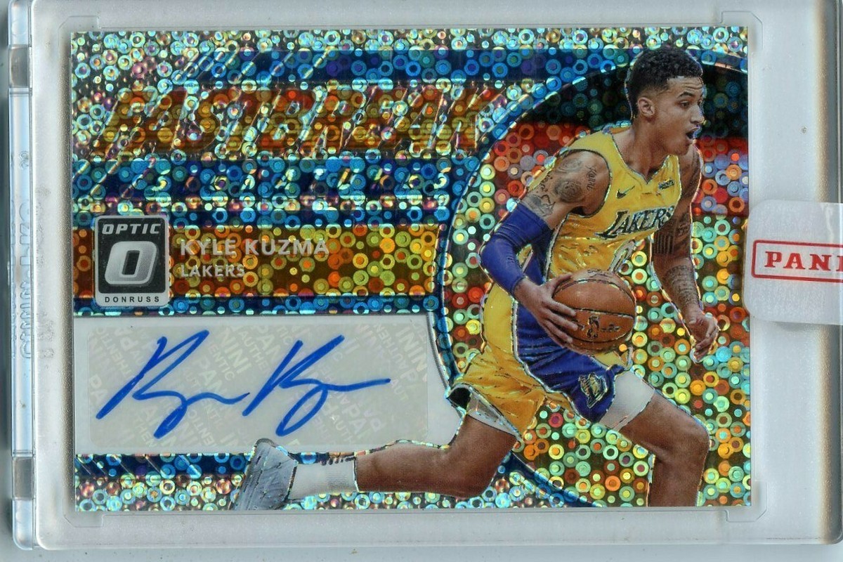 2017-18 DONRUSS OPTIC #FB-KKZ KYLE KUZMA AUTOGRAPH