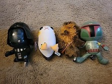 Lot Of 4 Star Wars Plushes