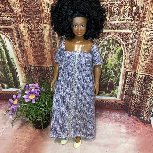 Lammily / Curvy Barbie Doll / 12” Figures Dress & Matching Scarf ~ New