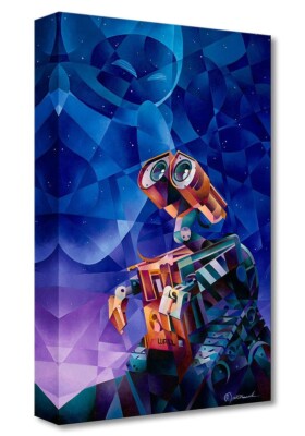 Wall-E Pixar Walt Disney Tom Matousek Lt Ed TOC Canvas Print Wall-E's Wish