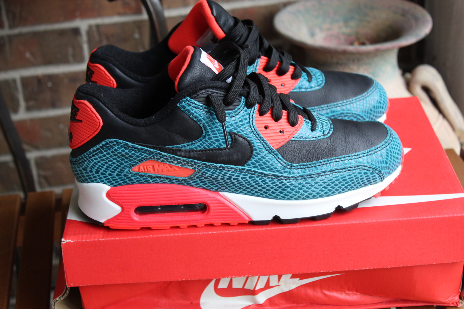 noorden afdrijven schipper Size 9 - Nike Air Max 90 Anniversary Infrared Snake for sale online | eBay