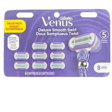 Venus Value Pack 5 Deluxe razors Swirl & Deluxe Smooth 8ct NEW SEALED