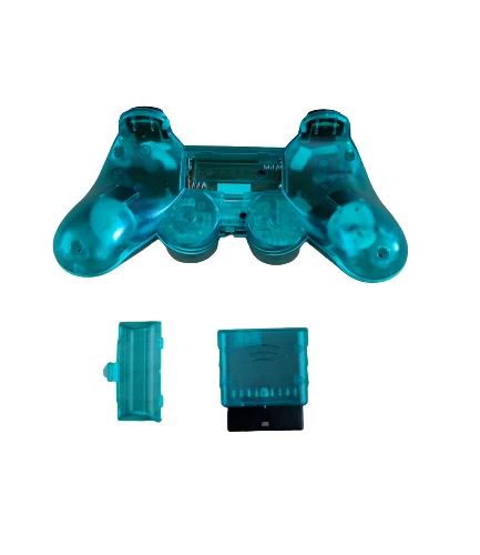 Wireless Controller Kabellos Gamepad für Playstation 2 PS1 PS2 Neu Grün - Bild 2 von 4