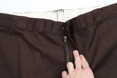 Vintage 70s Dickies Mens 44x32 Faded Wide Leg Work Mechanic