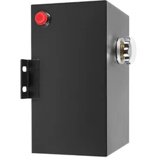 5 Gallon 14 Gauge Hydraulic Fluid Reservoir Tank with Outlet 0.75" & Inlet 1.5"