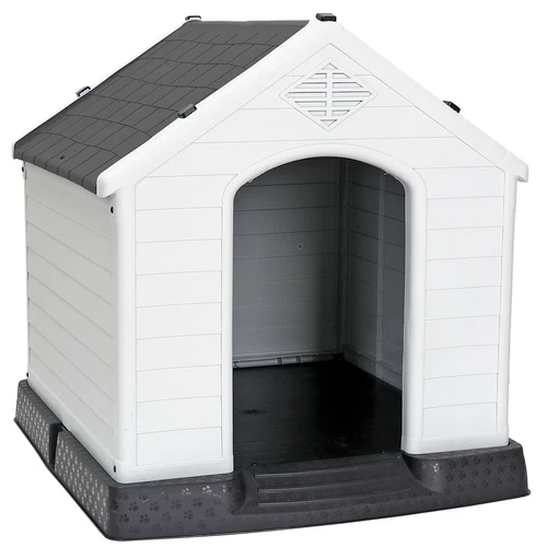 28 Zoll/32 Zoll H Outdoor Hundehaus wetterfest Tierheim Hundeheuche 4 Farben - Bild 10 von 73