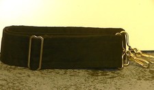 Black Colored 1970's Hippie Style Adjustable Camera Strap by State Photo A685