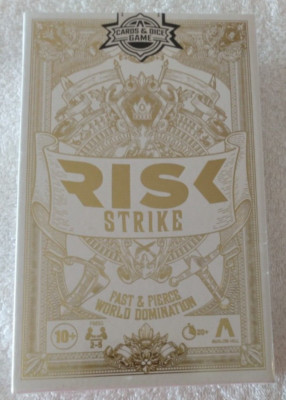 NEW Risk Strike Cards and Dice Game Quick-Playing Strategy Card Game Ages 10+