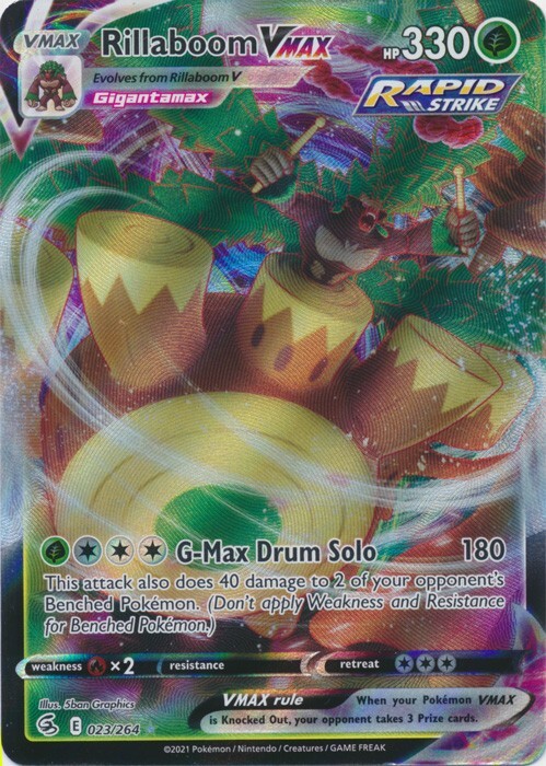 Rillaboom VMAX 023/264 Swsh08: Fusion Strike for sale | eBay