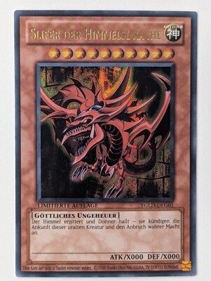 Slifer der Himmelsdrache YGLD-DEG01 (2020) Ultra Rare DE NM YUGIOH
