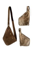 Men s anti theft Sling bag - Leather