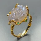 Jewellery 12 ct+ Natural Labradorite Ring 925 Sterling Silver Size 7.75 /R482484