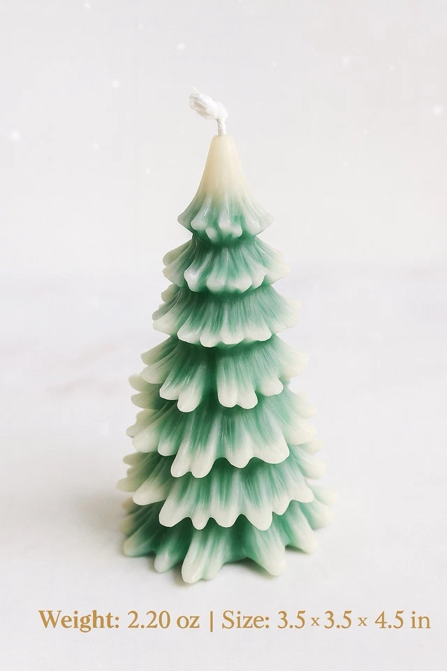 Счастливого Рождества свечи комплект - Санта, дерево, колокол и перчатки свечи - 5 за $20 - Изображение 4 из 4