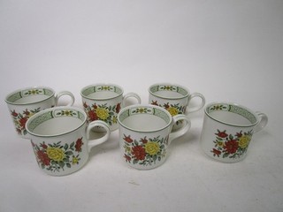 Villeroy & Boch Summerday 6 x coffee mugs handle cups approx. 8 cm H VV7002
