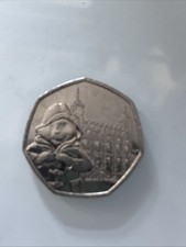Rare 2019 PADDINGTON BEAR 50 P Coin At Buckingham Palace, Collectors Must Have..