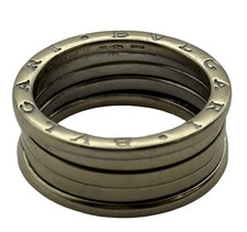 Bvlgari, 18K Gold B.Zero1 Band, Ring Size 63/9.5, 11.8g, 9.5mm, Italy Designer