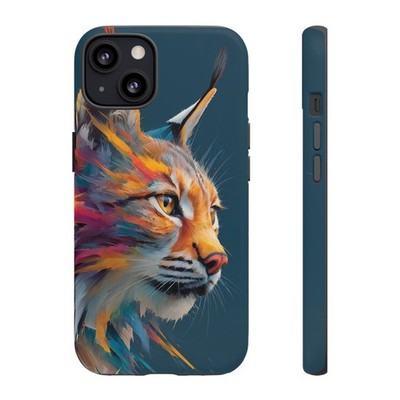 Bobcat Vibrant Color Splash | Phone Ink Case for iPhone/Galaxy/Pixel