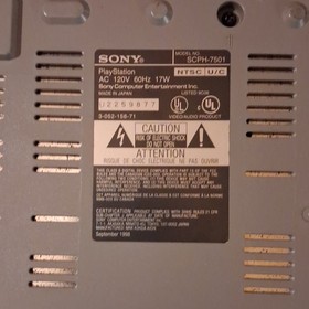 Sony PlayStation SCPH-7501 Gray Home Console NTSC-U/C PlayStation 1