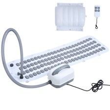 Spa Bubble Bath Mat, Non-slip Mat with Remote Pillow, Electric Air Pump