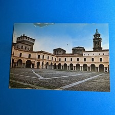 MANTOVA PIAZZA CASTELLO GIAN BATTISTA BERTANI 1500 - CARTOLINA COLLEZIONE