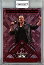 2024 Upper Deck Black Diamond Aew Adam Cole Squared Circle Gems Red Scg4 12/25