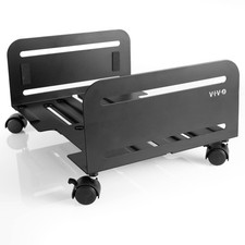 Large Computer Tower Desktop ATX-Case, CPU Steel Rolling Stand, 7.8 to 14 inch W