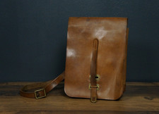 bag, military bag, leather bag, brown bag, vintage bag, officer bag, men's bag