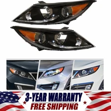 FOR KIA Sportage 2013 2014 2015 2016 Halogen Headlight Assembly W/ LED DRL Lamps