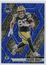 2025 Panini Mosaic Blue Sparkle Prizm /96 Tucker Kraft #50 1s8f