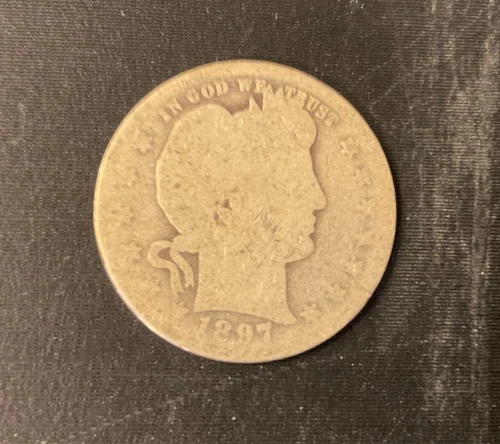 Barbar quarter .25 1897 O US coin