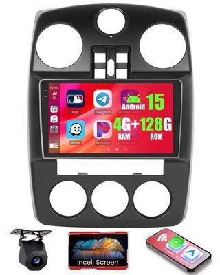 4+128GB Android 15 Car Radio for Jeep PT Cruiser 2005-2010 Wireless Carplay A...